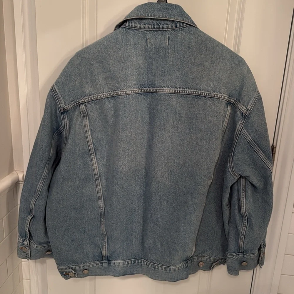 Agolde Wayne Oversized Denim Jacket NWT - Picture 7 of 10